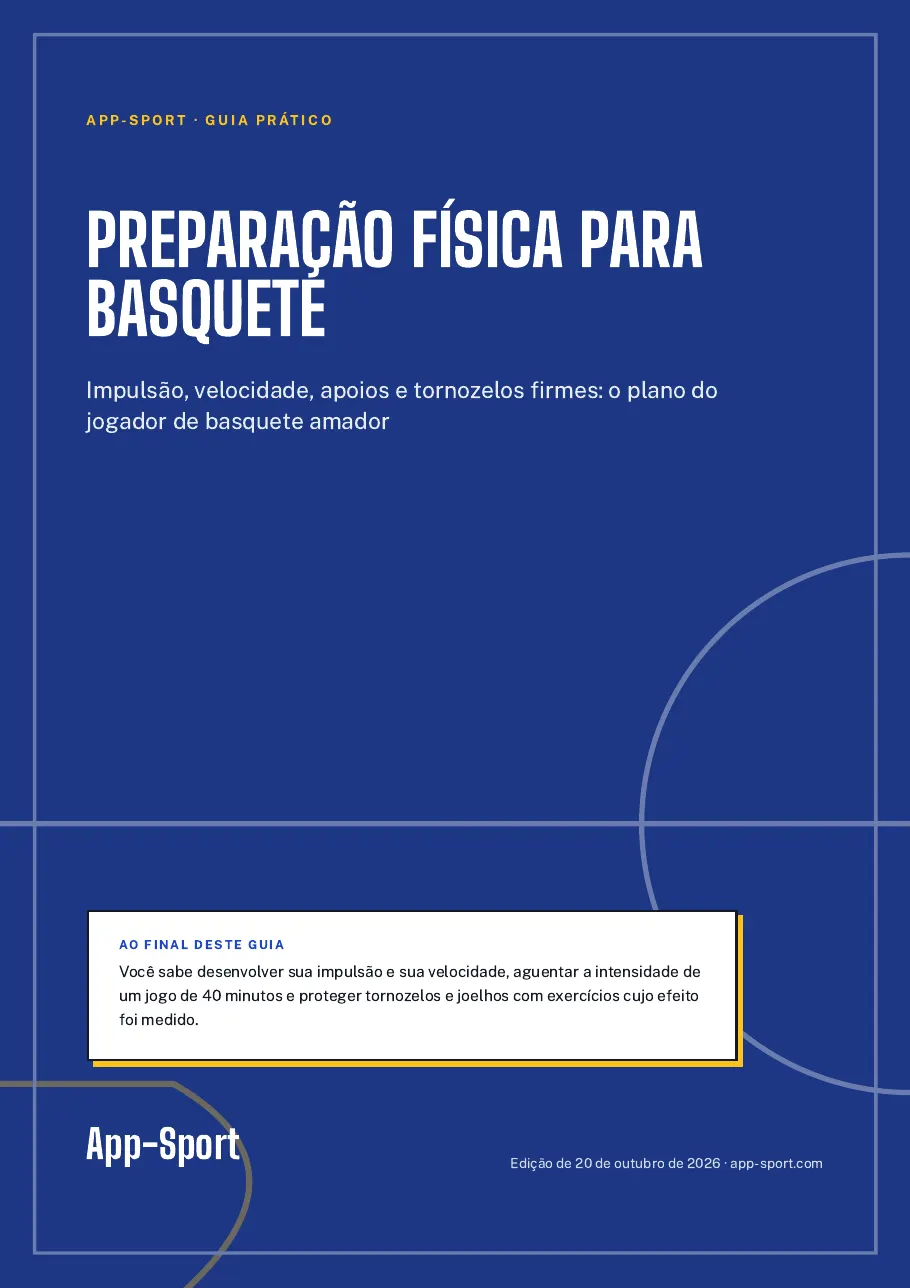 Capa do guia PDF “Preparação física para basquete”