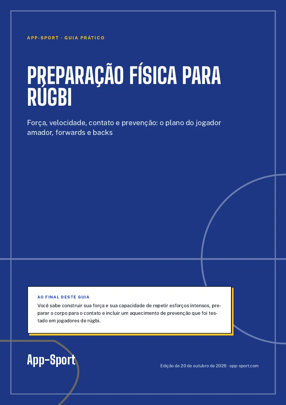 Capa do guia PDF “Preparação física para rúgbi”